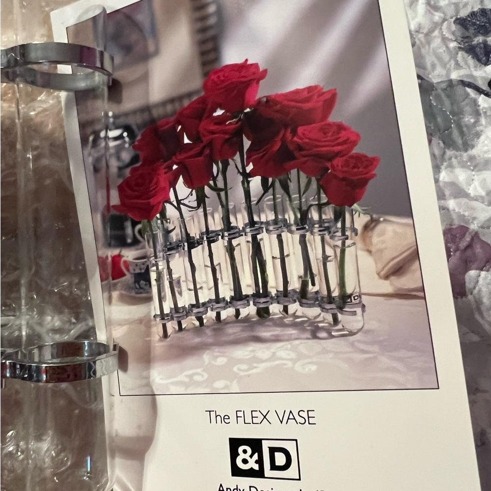 Delicious Flex Vase - Elegant Silver